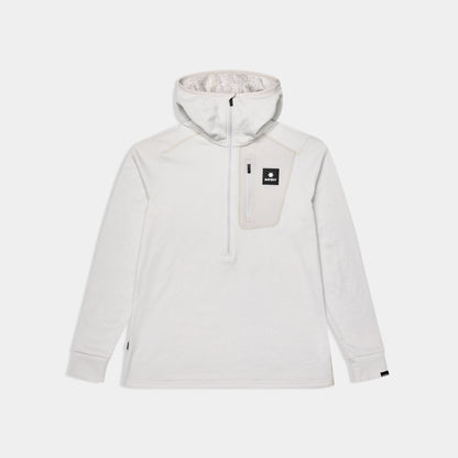 スウェットパーカー SW35001c610 W Combat Half Zip Fleece Hoodie - Grey [レディーズ]