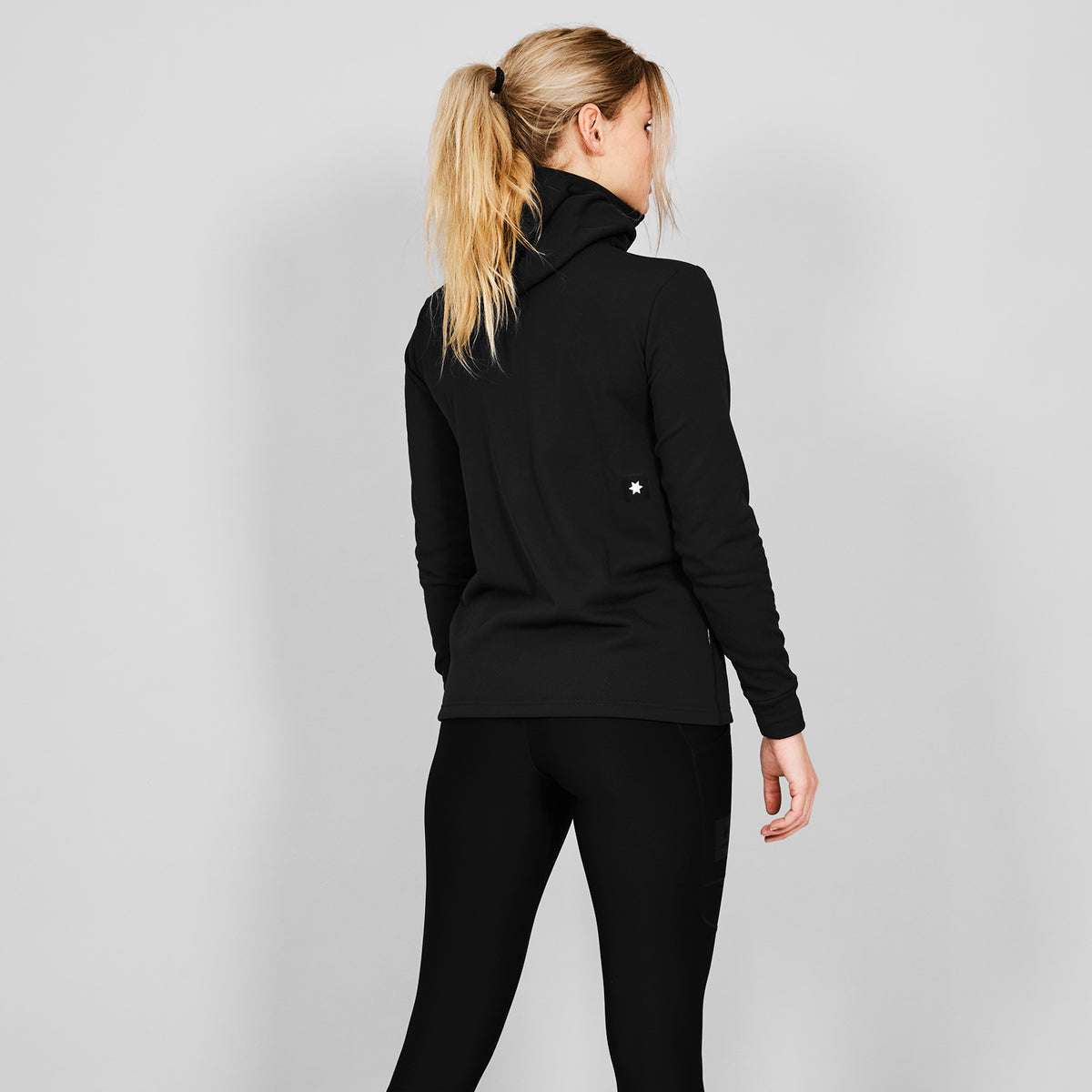 ハーフジップフリース SW35001c901 Wmns Combat Half Zip Fleece Hoodie - Black [レディーズ]