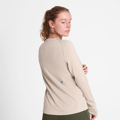 ランニングTシャツ（ロングスリーブ） SW35002c8003 W Clean Flow Long Sleeve - Beige [レディーズ]
