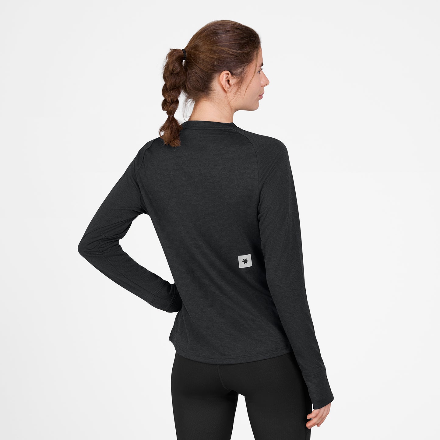 ランニングTシャツ（ロングスリーブ） SW35002c9001 W Clean Flow Long Sleeve - Black [レディーズ]