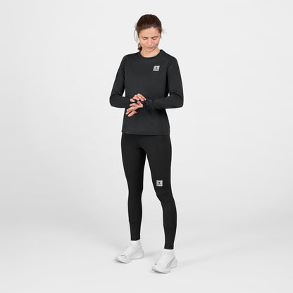 ランニングTシャツ（ロングスリーブ） SW35002c9001 W Clean Flow Long Sleeve - Black [レディーズ]