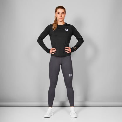 ランニングTシャツ（ロングスリーブ） SW35002c9001 W Clean Flow Long Sleeve - Black [レディーズ]