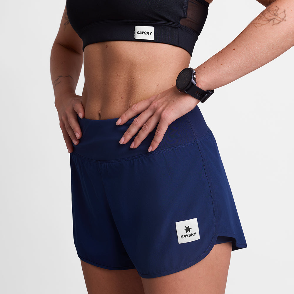 ランニングショーツ SW40001c201 Wmns Pace Shorts 3inch - Blue [レディーズ]