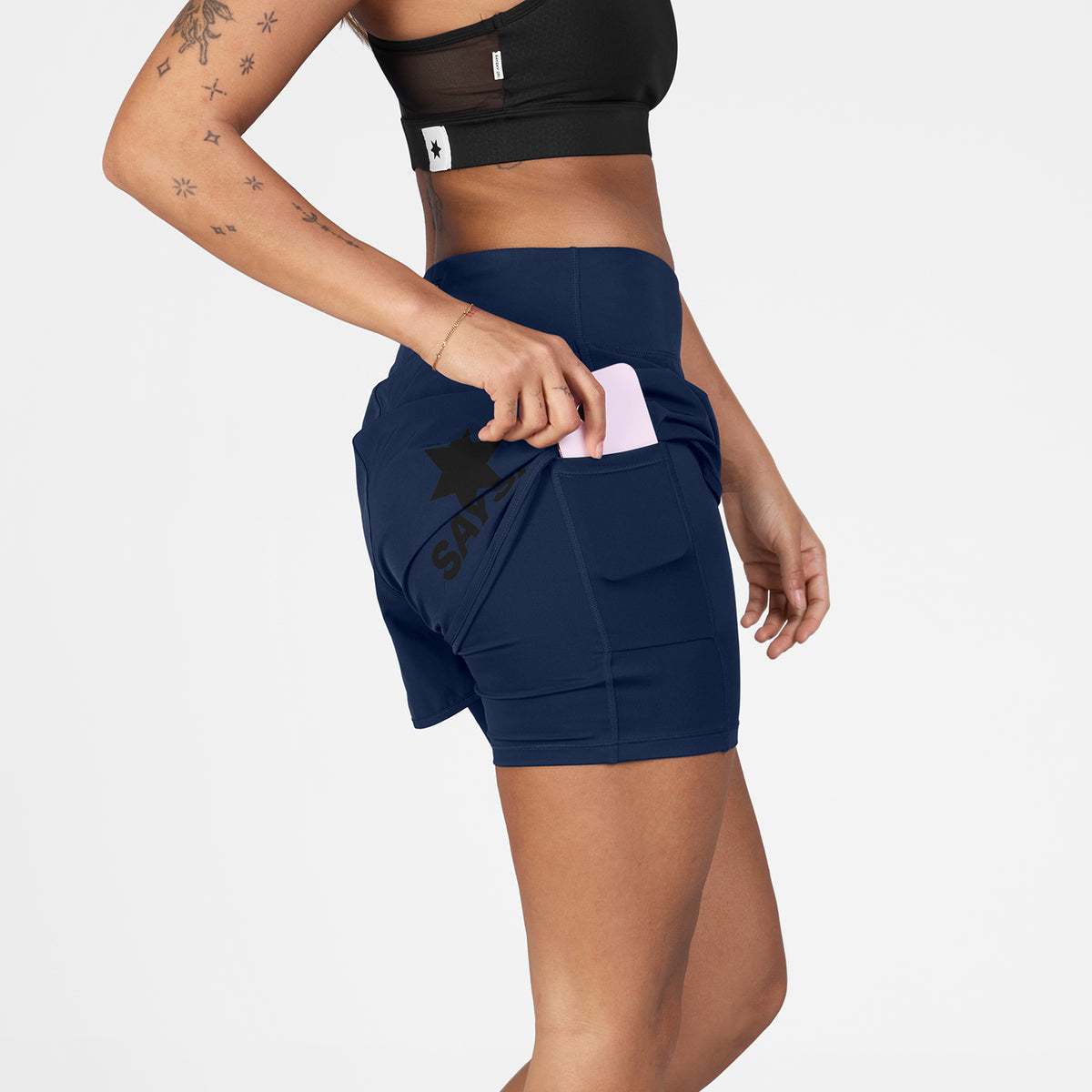 ランニングショーツ SW40002c201 Wmns Pace 2-in-1 Shorts 3inch - Blue [レディーズ]