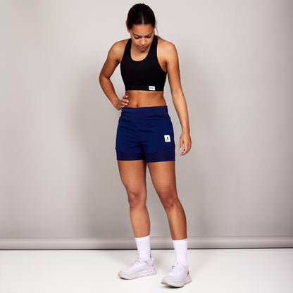 ランニングショーツ SW40002c201 W Pace 2-in-1 Shorts 3inch - Blue [レディーズ]