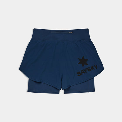 ランニングショーツ SW40002c201 W Pace 2-in-1 Shorts 3inch - Blue [レディーズ]
