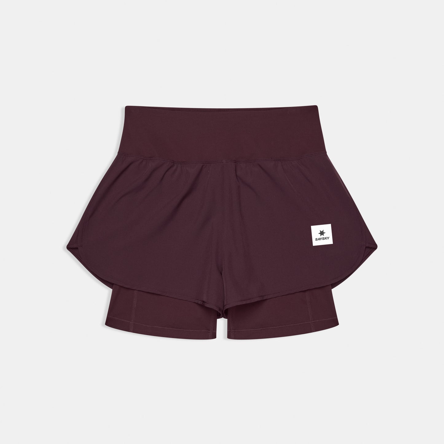 ランニングショーツ SW40002c512 W Pace 2-in-1 Shorts 3inch - Burgundy [レディーズ]