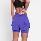 ランニングショーツ SW40002c715 Wmns Pace 2-in-1 Shorts 3inch - Purple [レディーズ]