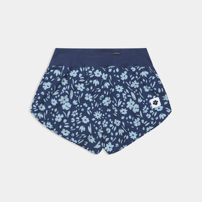 ランニングショーツ SW40004c1065 W Flower Pace Shorts 3inch - Blueflower [レディーズ]