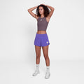 ランニングショーツ SW40005c1061 Wmns Zig Zag Pace Shorts 3inch - Purplezigzag [レディーズ]