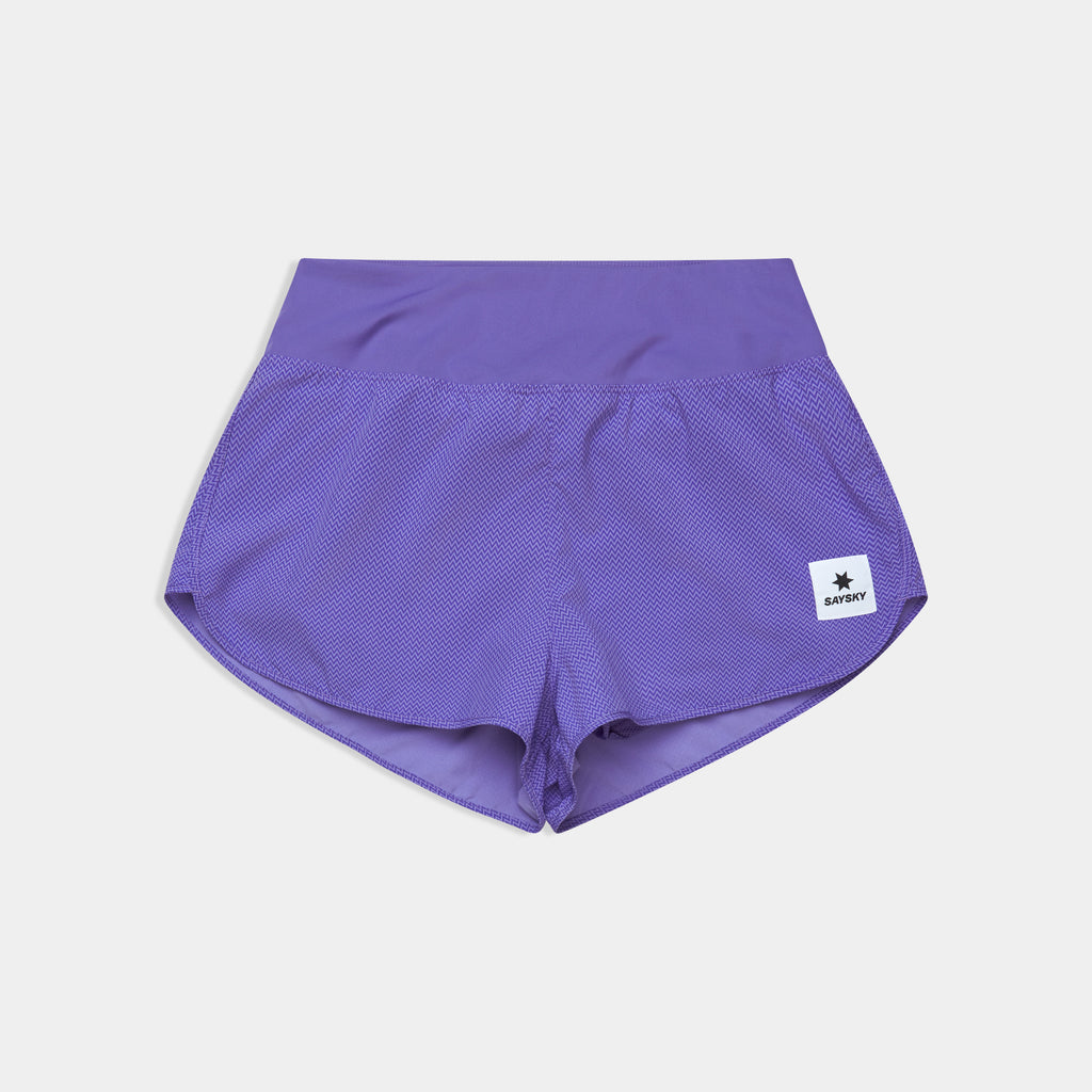ランニングショーツ SW40005c1061 Wmns Zig Zag Pace Shorts 3inch - Purplezigzag [レディーズ]