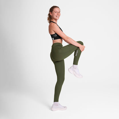 ランニングタイツ SW50005c301 W Combat+ Long Tights - Green [レディーズ]