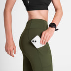 ランニングタイツ SW50005c301 Wmns Combat+ Long Tights - Green [レディーズ]