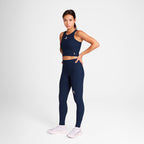 ランニングタイツ SW50006c201 Wmns Combat+ Rib Long Tights - Blue [レディーズ]