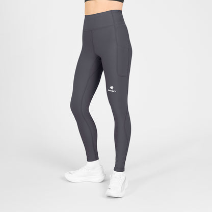 ランニングタイツ SW50006c611 W Combat+ Rib Long Tights - Grey [レディーズ]