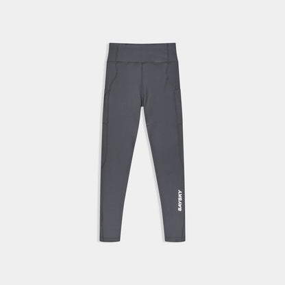ランニングタイツ SW50006c611 W Combat+ Rib Long Tights - Grey [レディーズ]