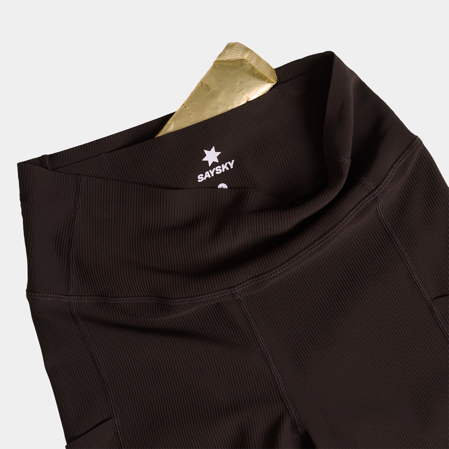 ランニングタイツ SW50006c712 W Combat+ Rib Long Tights - Brown [レディーズ]