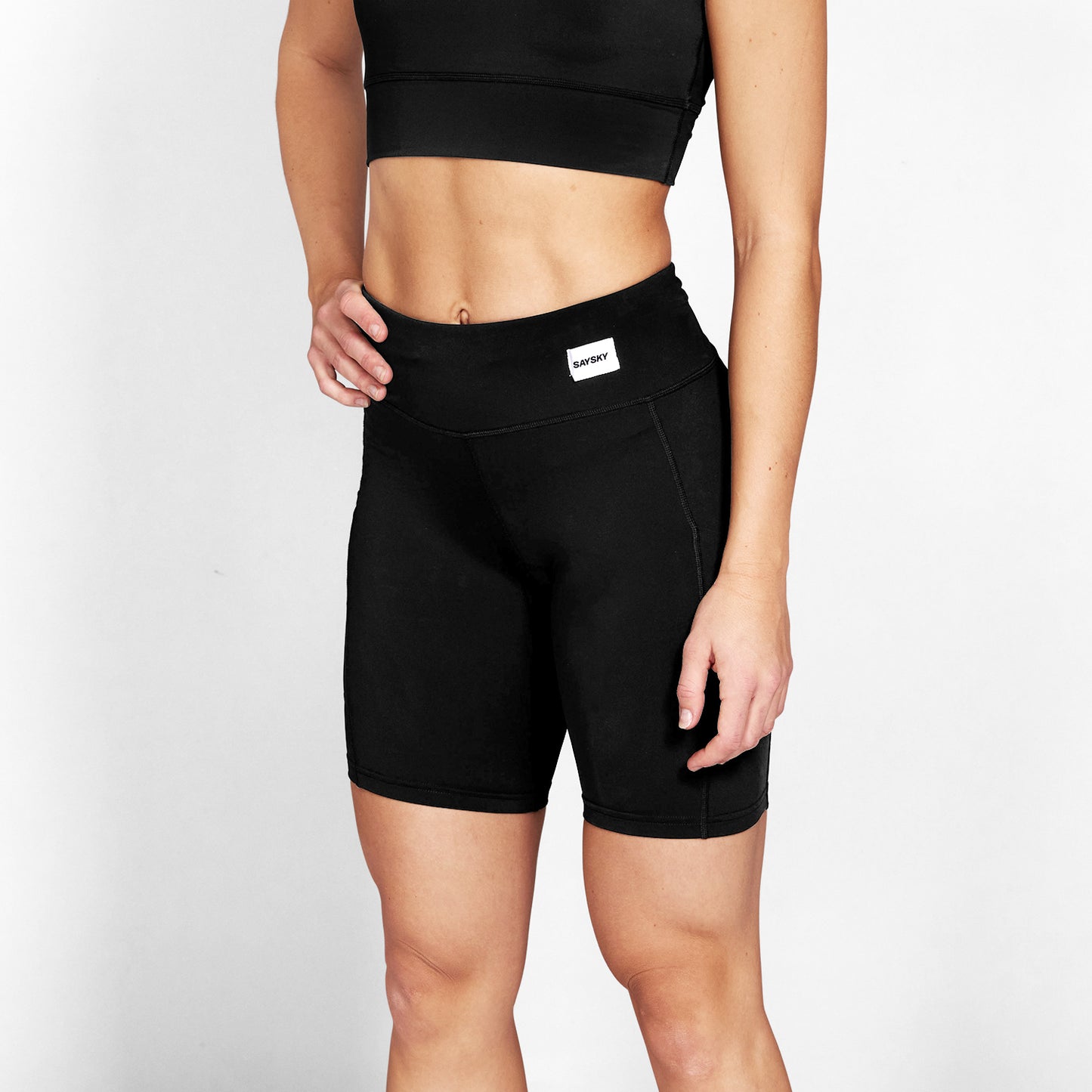 モーションタイツ SW55001c901 W Motion+ Short Tights 9inch - Black [レディーズ]
