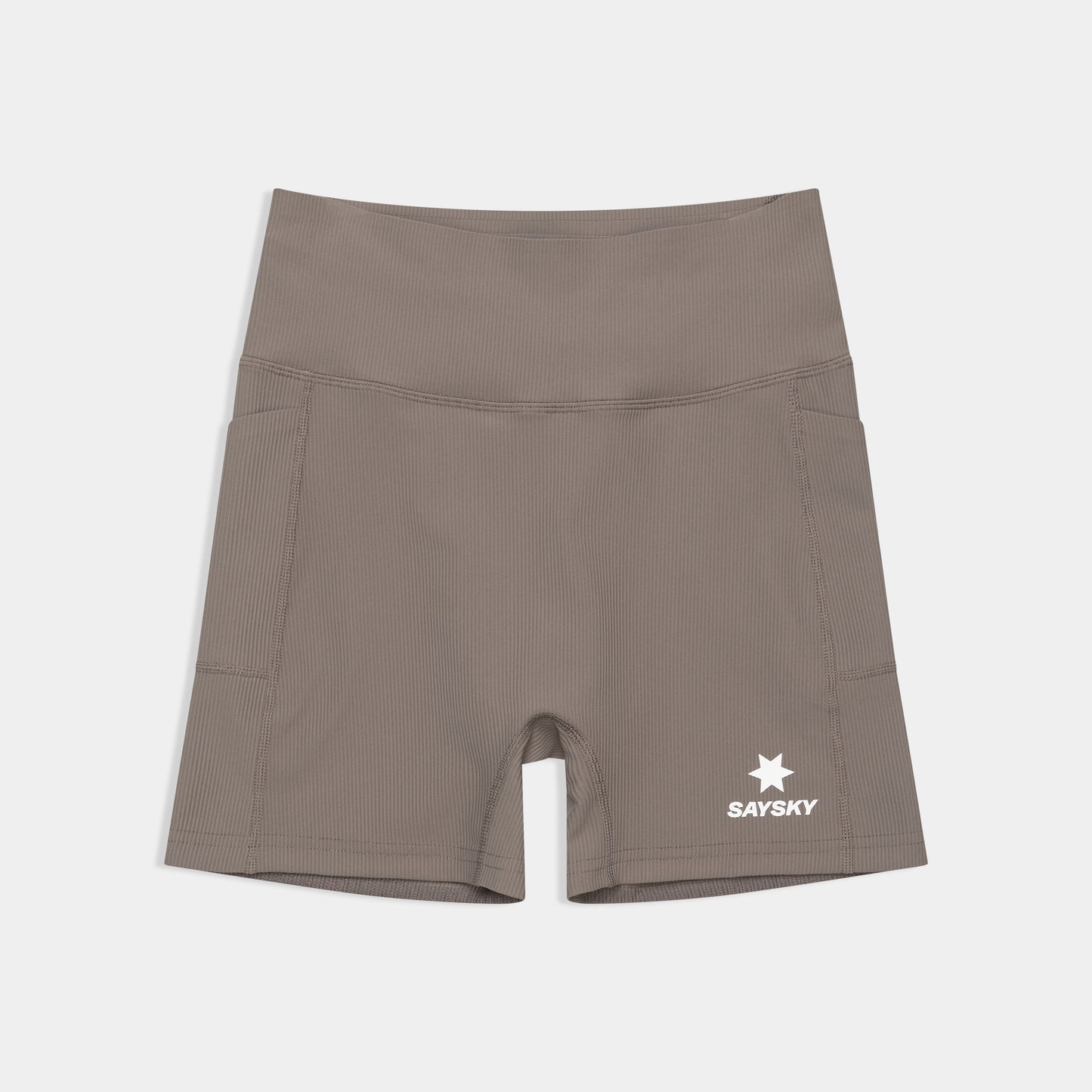 ランニングタイツ SW55002c714 W Combat+ Rib Short Tights 4inch - Taupe [レディーズ]