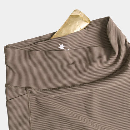 ランニングタイツ SW55002c714 W Combat+ Rib Short Tights 4inch - Taupe [レディーズ]