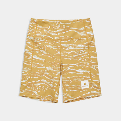 ランニングタイツ SW55004c1064 W Tiger Combat+ Short Tights 7inch - Yellowcamo [レディーズ]