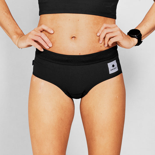 ランニングタイツ SW55007c901 W Flow+ Race Brief - Black [レディーズ]