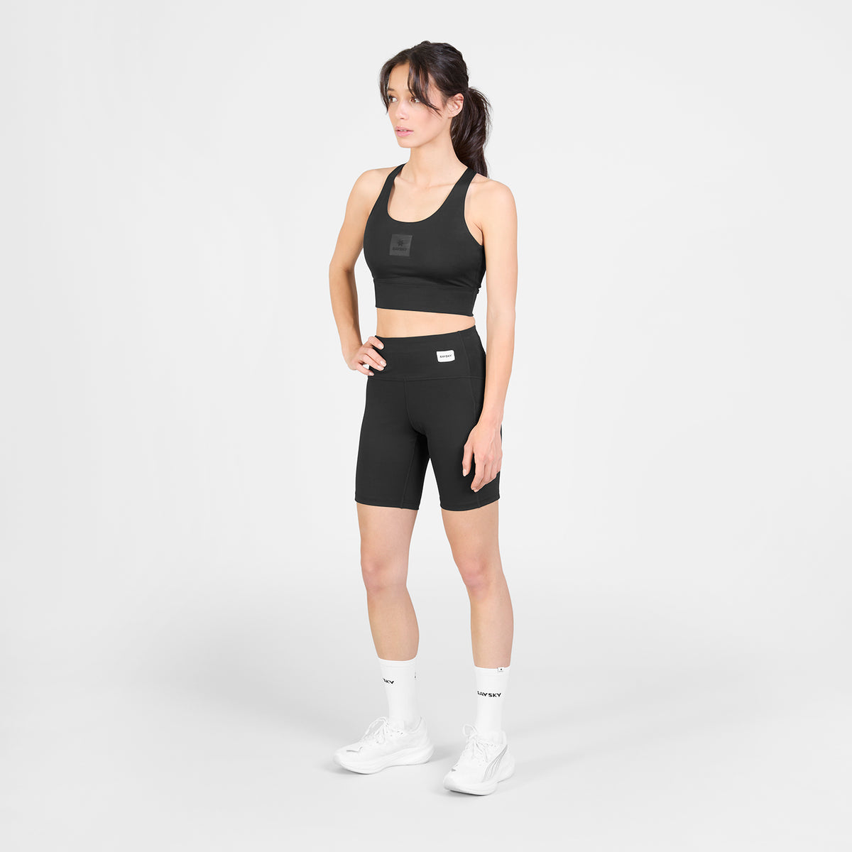 ショートタイツ SW55014c901 Wmns Motion+ Short Tights 8inch - Black [レディーズ]