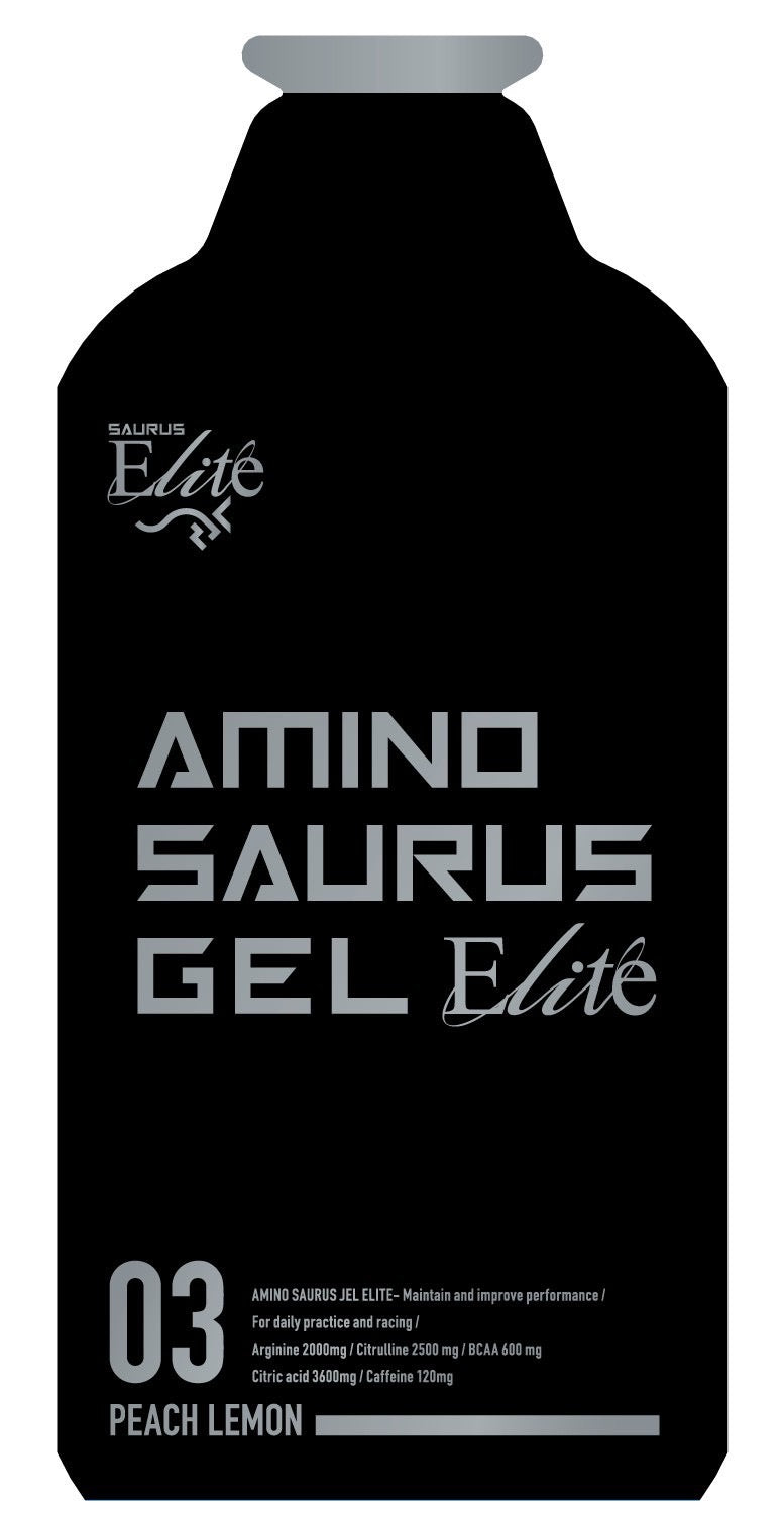 ジェル SS001-03-12 （12個） Gel Elite03 次世代アミノ酸アルギニン+シトルリン カフェイン120G配合 ピーチレモン風味 Peach Lemon Flavor