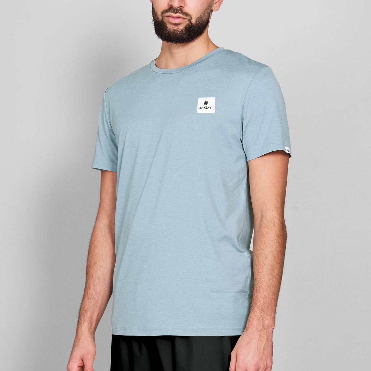 ランニングTシャツ NMRSS21c2010 Statement Pace T-shirt - Blue Melange [メンズ]