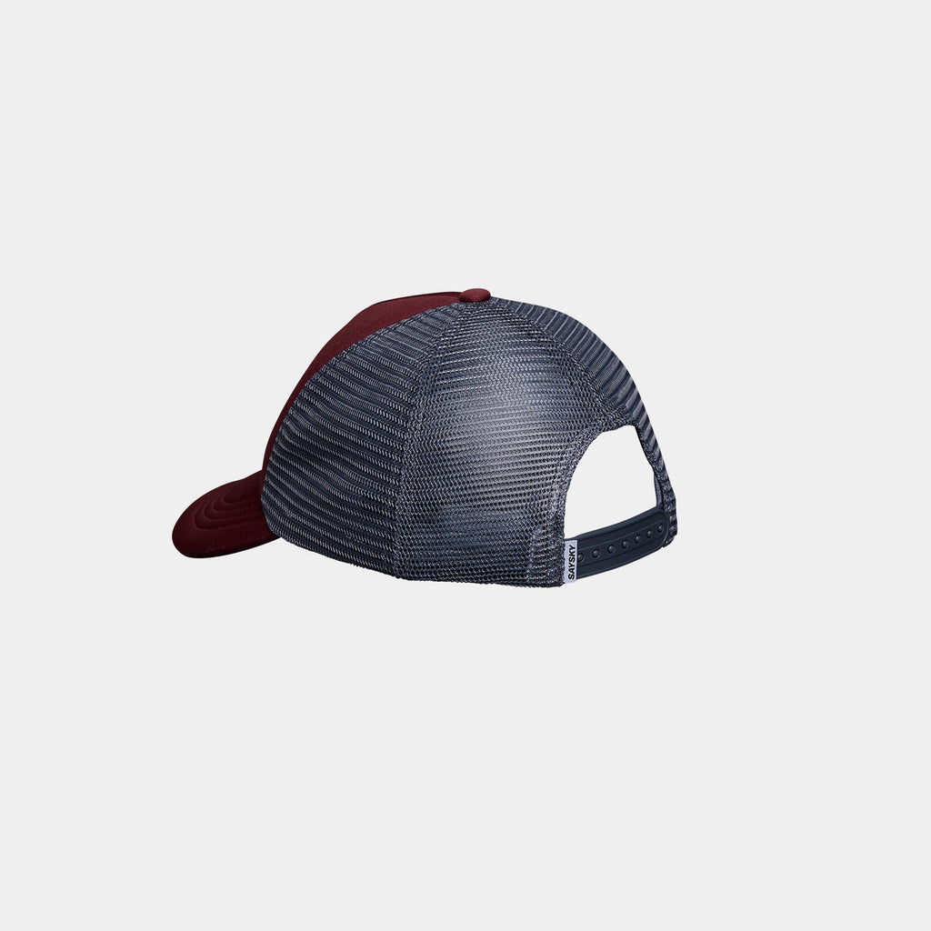 ランニングキャップ MUACA401c508 Trucker Cloud Cap - Red [ユニセックス]