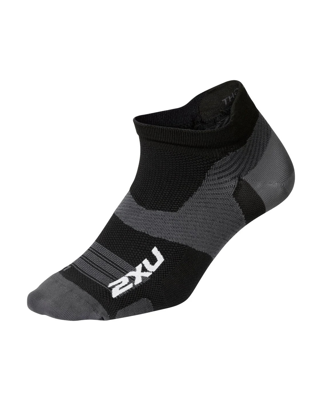 スポーツソックス UA7027eBTTM Vectr Ultralight No Show Socks - Black/Titanium Grey [ユニセックス]