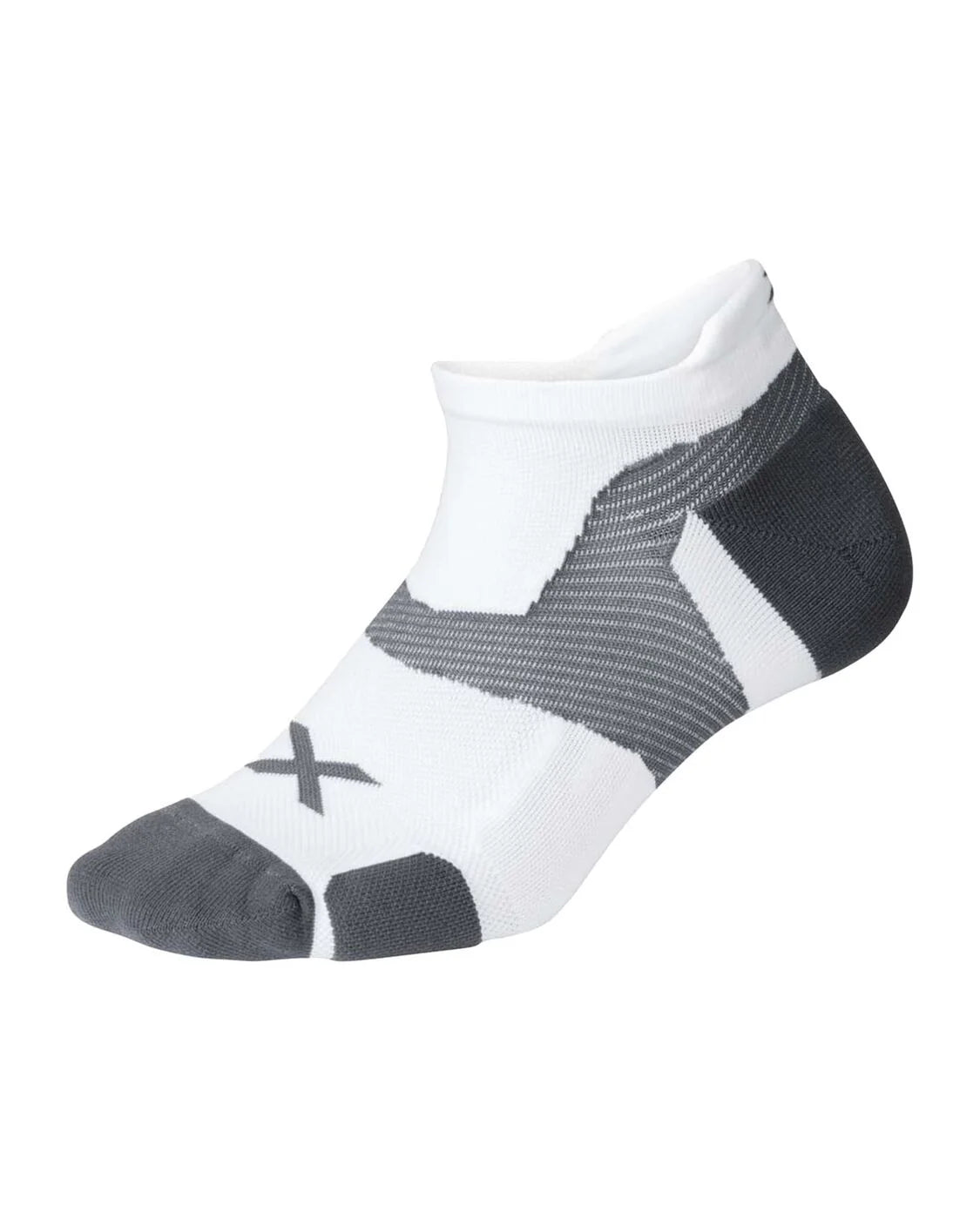 スポーツソックス UA7027eWGRY Vectr Ultralight No Show Socks - White/Grey [ユニセックス]