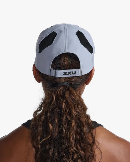 ランニングキャップ UQ5685f-WTV-BLK Run Cap - Wtv/Blk [ユニセックス]