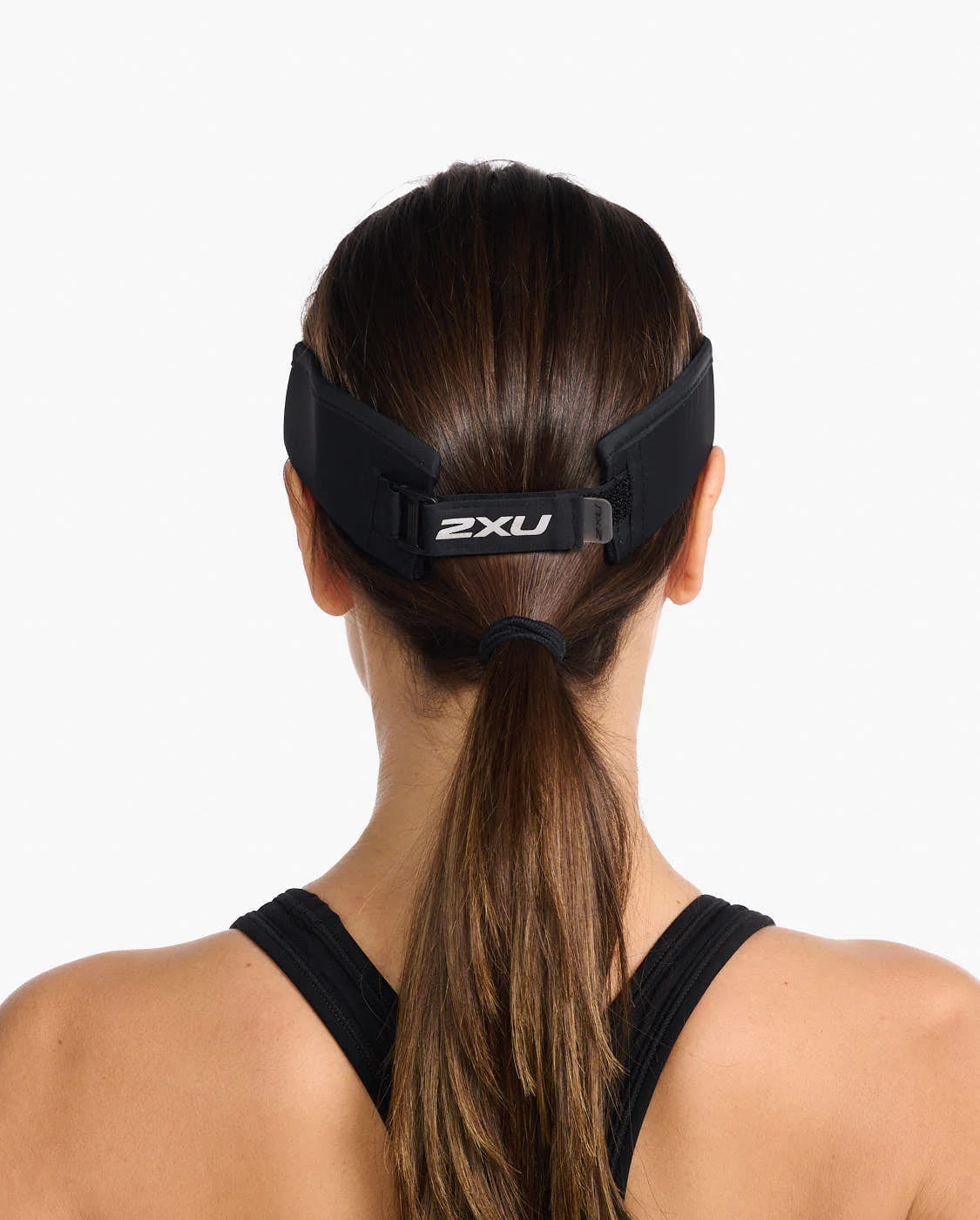 サンバイザー UQ5686fBBLK Uq5686f-blk-blk Run Visor - Black/Black [ユニセックス]