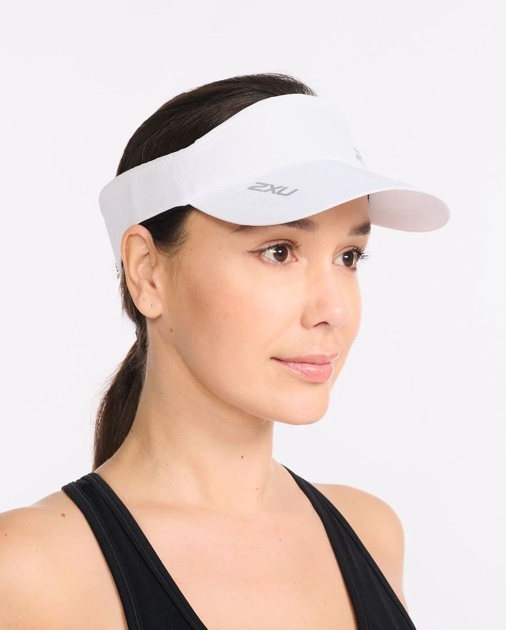 サンバイザー UQ5686fWWHT Uq5686f-wht-wht Run Visor - White/White [ユニセックス]