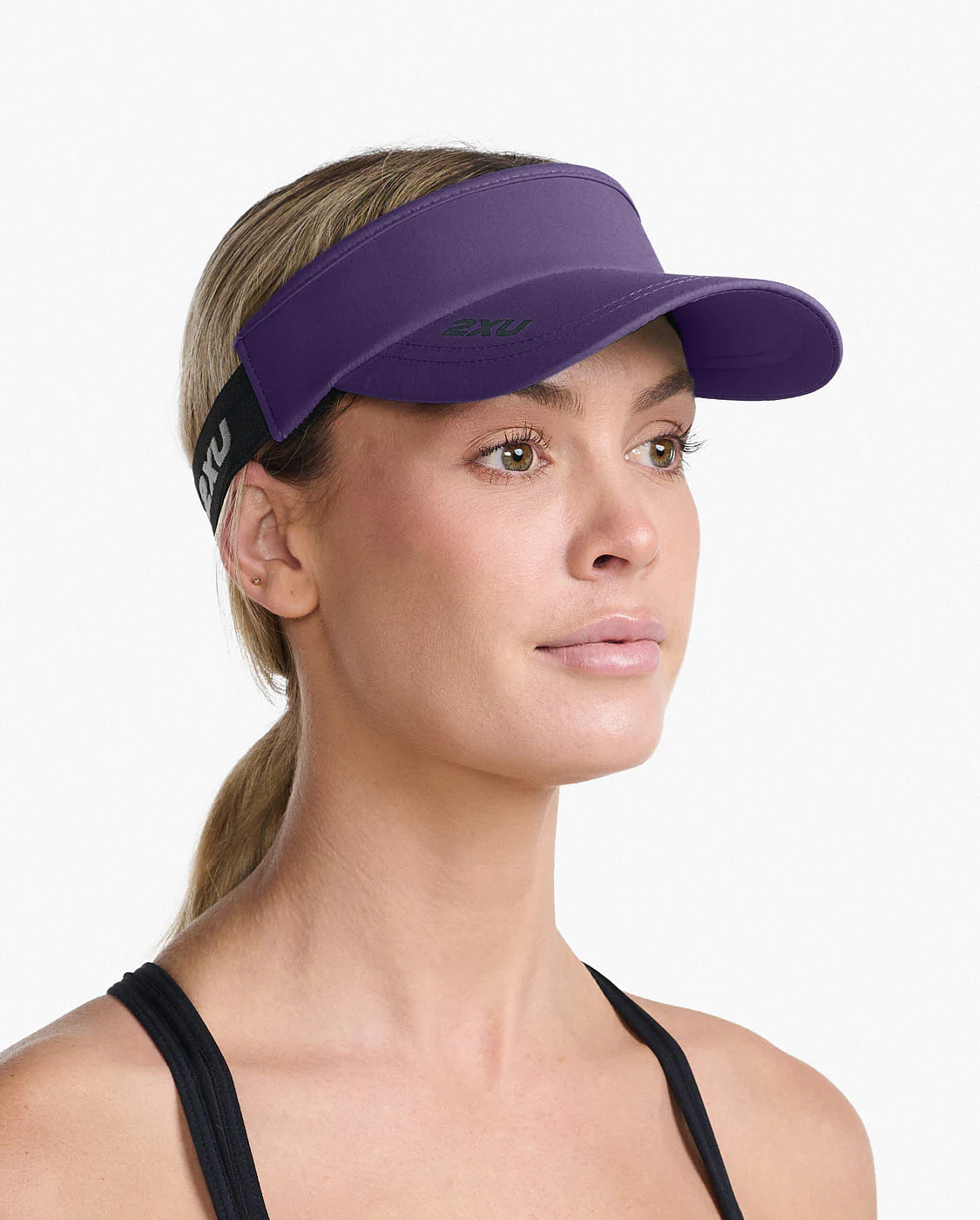 サンバイザー UQ6165f-ACI-BLK Performance Visor - Acai Purple/Black [ユニセックス]