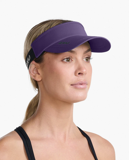 サンバイザー UQ6165f-ACI-BLK Performance Visor - Acai Purple/Black [ユニセックス]