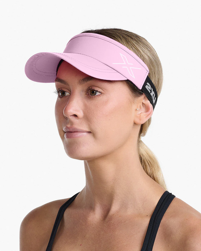 サンバイザー UQ6165f-PTP-WHT Performance Visor - Pastel Pink/White [ユニセックス]
