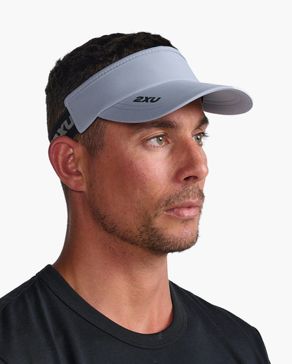 サンバイザー UQ6165f-WTV-BLK Performance Visor - Weathervane Gray/Black [ユニセックス]