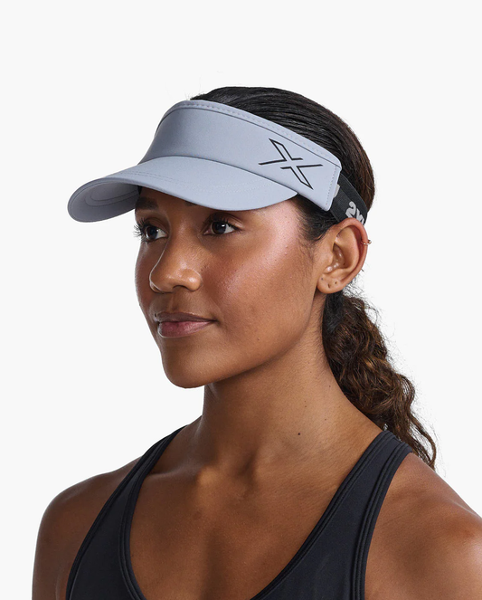 サンバイザー UQ6165f-WTV-BLK Performance Visor - Weathervane Gray/Black [ユニセックス]