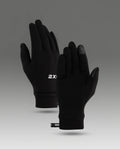 ランニンググローブ UQ7408hBLKSRF Run Glove - Black/Silver Reflective [ユニセックス]
