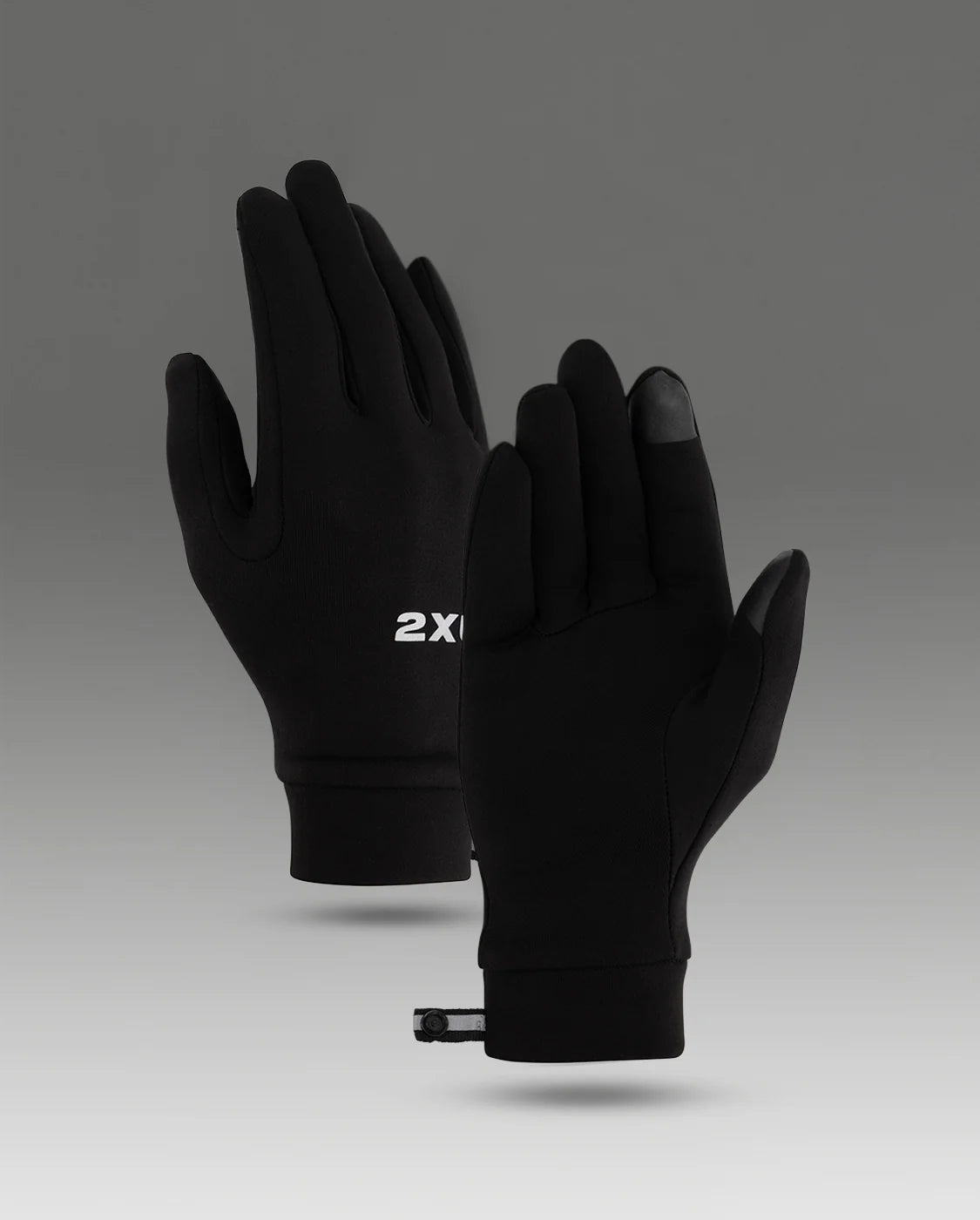 ランニンググローブ UQ7408hBLKSRF Run Glove - Black/Silver Reflective [ユニセックス]