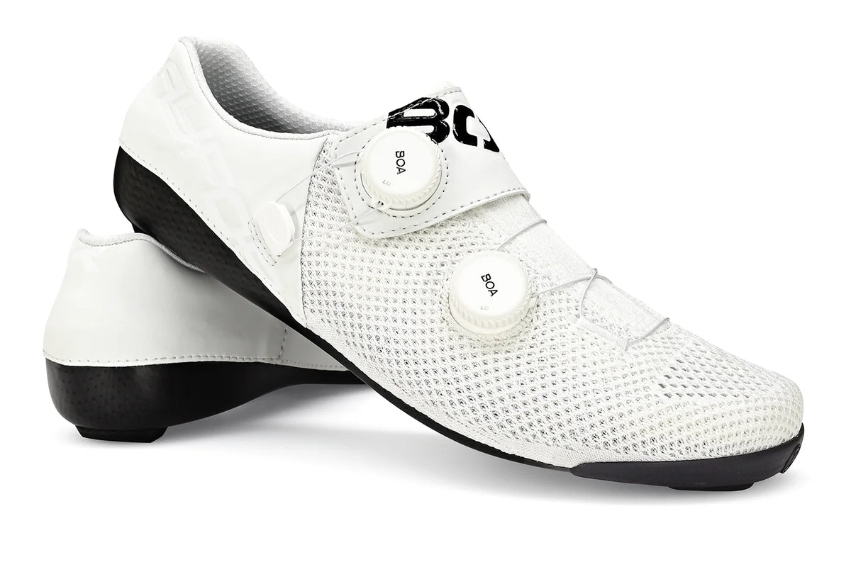 ロードバイク用シューズ VKW ベイパーニット Vaypor Knit スタンダードフィット Durolite/Dyneema - White [ユニセックス]