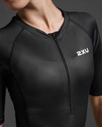 トライアスロンスーツ WT7404d-BLK-WHT Core Sleeved Trisuit - Black/White [レディーズ]