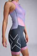 トライアスロンスーツ WT7405d-DLL-TRB Core Trisuit - Digitial Lilac Purple/Turbulence Gray [レディーズ]