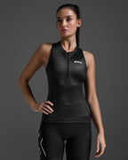 トライアスロントップ WT7406a-BLK-WHT Core Tri Tank - Black/White [レディーズ]