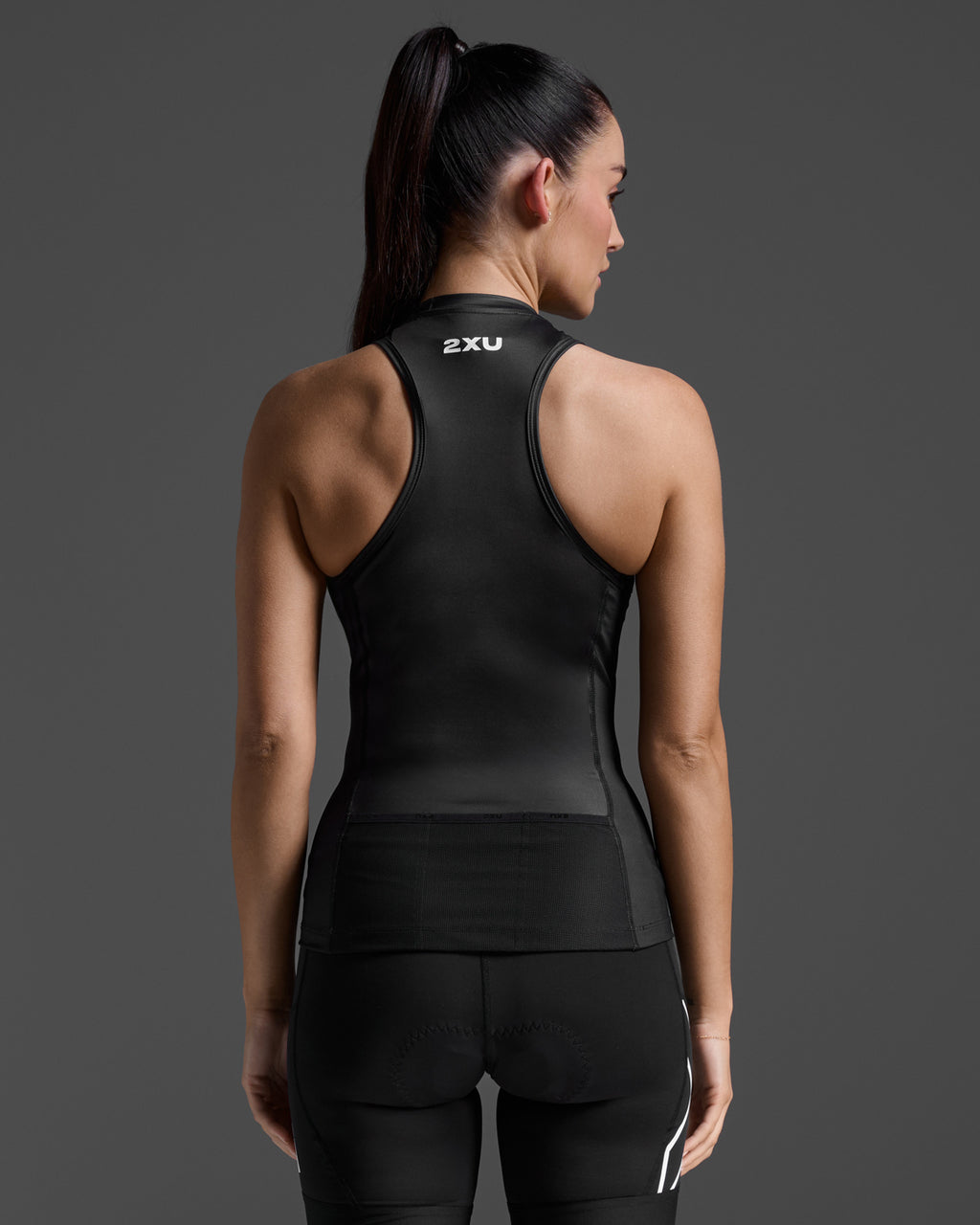 トライアスロントップ WT7406a-BLK-WHT Core Tri Tank - Black/White [レディーズ]