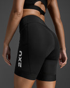 トライアスロンショーツ WT7407b-BLK-WHT Core Tri 6inch Shorts - Black/White [レディーズ]