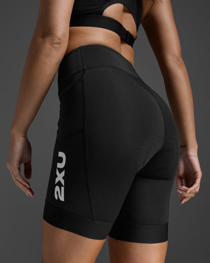 トライアスロンショーツ WT7407b-BLK-WHT Core Tri 6inch Shorts - Black/White [レディーズ]
