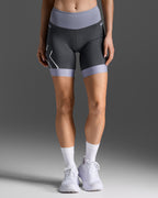 トライアスロンショーツ WT7407b-DLL-TRB Core Tri 6inch Shorts - Digitial Lilac Purple/Turbulence Gray [レディーズ]